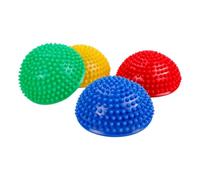 Harilla 4 Piezas Pelota Sensorial para Niños Juguete Sensorial Pelota Texturizada de Equilibrio Herramienta Motriz Hecha de PVC Adecuada para Juegos Interiores Terapia Ocupacional Educación Física