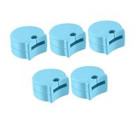 Harilla 5 fundas para el pulgar del, fundas de para los dedos, accesorios para instrumentos de viento madera para práctica prolongada, Azul