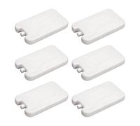 Harilla 6 Piezas Bloques de Hielo Reutilizables Paquete de Enfriamiento para Bolsa Térmica Caja a de Alimentos Bebidas Material PETG, 200ml