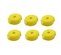 Harilla 6 Tuercas de Liberación Rápida para Tambor, Piezas de Kit de Batería, Reemplaza La Hebilla de Fijación Profesional, Tuerca de Instalación, Ajuste Rápi, Amarillo