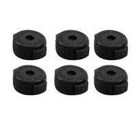 Harilla 6 Tuercas de Liberación Rápida para Tambor, Piezas de Kit de Batería, Reemplaza La Hebilla de Fijación Profesional, Tuerca de Instalación, Ajuste Rápi, Negro