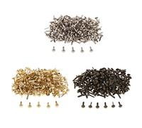 Harilla 600x Bulk Iron Brads Sujetadores de Papel Decorativos Decoraciones de álbumes