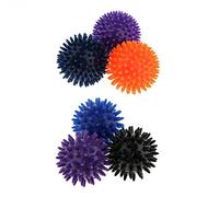 Harilla 6x Pelota de Puntiaguda Rodillo Reflexología Mano Espalda Pie Del Estrés Corporal