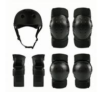 Harilla 7 Piezas Casco Bicicleta para Niños | Ventilado, Casco con Coderas, Confiable, para Depors Al Libre