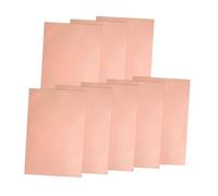 Harilla 8 hojas de cartulina metálica, papel de construcción, tablero decorativo multifuncional para pósteres, manualidades, Oro Rosa