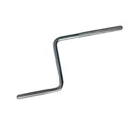 Harilla Abrazadera de Extensión de Varilla en Forma de Jazz Drum, Accesorios Agarre, Hardware de Acero Inoxidable Duradero, Varilla de Soporte de Braz, Varilla en forma de Z