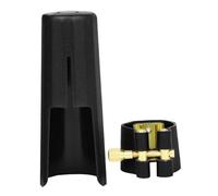 Harilla Abrazadera Y Tapa de Boquilla para Saxofón, Accesorio para Abrazadera de Saxofón, Funda Protectora Compacta, Profesional Y Ligera.