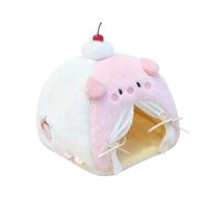 Harilla Accesorio de Mobiliario para Casa de Muñecas: Tienda de Campaña Portátil Tipo Cama, Ideal para Decorar Una Mesa Auxiliar O Un Micro Paisaje, Rosa