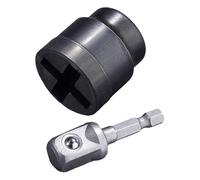 Harilla Adaptador de Taladro Estabilizador de Enchufe de Gato Que Reemplaza de Elevación Del Automóvil. Extensión de Enchufe Hexagonal para Remolque