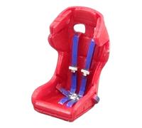 Harilla Asiento de Cubo para Coche a Escala 1/64, Accesorio Interior de minicoche, cinturón de simulado de Resina para Edificios arquitectónicos, Style C