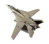 Harilla Avión de Ataque F-14A a Escala 1:100, Juguete Coleccionable de Recuerdo con Base, Modelo simulado para estantería, Dormitorio y hogar.