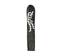 Harilla Ayuda de Entrenamiento de Golf Funda Alineación Protector Cubierta Manga Protectora de Varillas en Piel PU con Diseño Deportivo Adecuada para Campo de, Negro