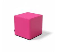 Harilla Banco de Entrenamiento Infantil Bloque para Danza Apoyo para Estirar Base de Estabilidad Auxiliar para Ejercicios Corporales Espuma y Forma Firme, Pink 30x30x30