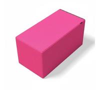 Harilla Banco de Entrenamiento Infantil Bloque para Danza Apoyo para Estirar Base de Estabilidad Auxiliar para Ejercicios Corporales Espuma y Forma Firme, Pink 30x30x60 A
