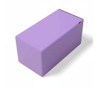 Harilla Banco de Entrenamiento Infantil Bloque para Danza Apoyo para Estirar Base de Estabilidad Auxiliar para Ejercicios Corporales Espuma y Forma Firme, Purple 30x30x60 A