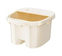 Harilla Baño de pies SPA Lavabo para remojo de pies Resistente Uso doméstico Práctico con puntos de masaje Mujeres Hombres Lavabo portátil Pedicura, S