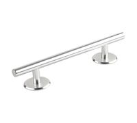 Harilla Barandilla Redonda para Fingerboard, monopatín de Dedos, barandilla de Acero Inoxidable, Juguete Educativo, Accesorio Creativo Profesional, de, Plata 20 Cm