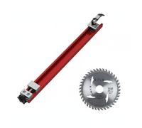 Harilla Base para Máquina de Corte Guía Herramienta para Carpintería Hecha de Aleación de Aluminio con Diseño Ajustable Adecuada para Talleres Profesionales y Domésticos, Sierra 360MM W 4IN