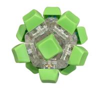 Harilla Bola de Inquietud del Teclado, Juguete Sensorial, de Regalo Portátil para Mujeres Estudiantes Adultos , Verde Brillante