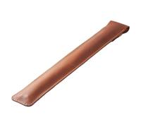 Harilla Bolsa de almacenamiento para baquetas, Estuche de cuero para baquetas, soporte portátil para baquetas, bolsa para viajes en Club, fiesta en solitario, marrón