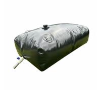 Harilla Bolsa de Almacenamiento Plegable Recipiente Flexible Depósito Portátil Almacenaje Fácil Material PVC Resistente Adecuada para Granjeros Trabajo Rural Conducción , 1 1 0.5 M, 500 litros