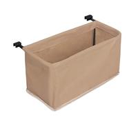 Harilla Bolsa de Cola para Carrito de Vagón, Portátil, Utilitaria, Acoplable, para Almacenamiento, Ideal para Camping, Playa, Picnic Y Compras, Caqui