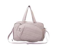 Harilla Bolsa de Tenis, Deportivo, protección portátil con Compartimento Separado para Zapatos, Bolsa de raquetbol de Nailon, Multifuncional, Rosa