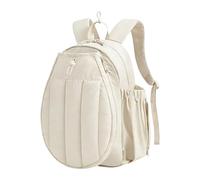 Harilla Bolsas para Tenis Y Pickleball, Bolsas para Raquetas Ligeras E Impermeables para Hombres Y Mujeres, Bolsas para Bádminton, Blanco