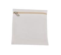 Harilla Bolsillo Lateral Cosido con Cremallera Instalación fácil y Segura Lona Resistente Bolsa de Almacenamiento para móvil Bolsillos Interiores para Abrigos, Blanco