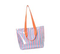 Harilla Bolso de playa informal de semana, ideal para estudiar, trabajar, ir de o hacer un picnic, Azul Rosa
