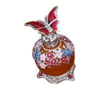 Harilla Botella de Perfume de Vidrio, Recargable, Portátil, de Viaje, a Prueba de Fugas, Multiusos, Dispensador de Perfume para Mujer, Naranja