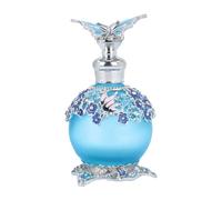 Harilla Botella de Perfume de Vidrio, Recargable, Portátil, de Viaje, a Prueba de Fugas, Multiusos, Dispensador de Perfume para Mujer, Azul