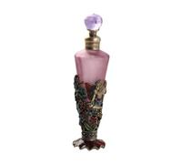 Harilla Botellas de perfume de vidrio elegantes, botella de viaje de vidrio, decoración de flores de ángel, 25 ml, retro, vacías, rellenables, para niñas, Style a