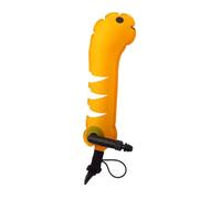 Harilla Boya de Superficie, Boya de Buceo Inflable con Clip, Mini-Manguera Compacta, Equipo de Buceo para Snorkel Y Pesca Submarina, Amarillo Oscuro