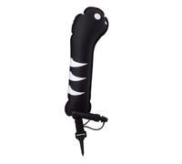 Harilla Boya de Superficie, Boya de Buceo Inflable con Clip, Mini-Manguera Compacta, Equipo de Buceo para Snorkel Y Pesca Submarina, Negro