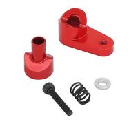 Harilla Brazo de servo 20T para Coche RC, Pieza de Repuesto, Accesorio Profesional, Piezas de aleación para Coche RC Granite 1/18, Rojo