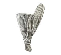 Harilla Broche de jarrón pequeño, alfiler de solapa multiusos para vestidos de fiesta, ropa de diario y trajes, Plata