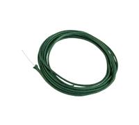 Harilla Cable para Guitarra Eléctrica Y Bajo Recubierto de Tela con Función de Retroceso, Cable para Guitarra Acústica, Pro de 3 Metros para Selector, verde