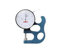 Harilla Calibrador de Espesor Dial Analógico Medidor Micrómetro Indicador Mecánico de Repetibilidad con Planos de Medición Precisos Adecuado para Inspecciones, 0-10 26mm