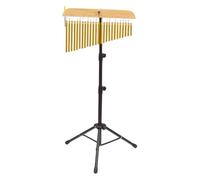 Harilla Carillón de Viento de Concierto de 25 Notas, Soporte de Altura Ajustable, Estable, de 71 a 115 Cm, Ligero, para Tubos de Aluminio, Base de Trípode Ple