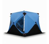 Harilla Carpa Camuflaje Exterior con Ventanas Transparentes Oxford Grueso Inferior Protegida y Costuras Reforzadas para Pesca en Hielo Camping Senrismo y Montañismo, Array, Azul, 2 2 1.7m