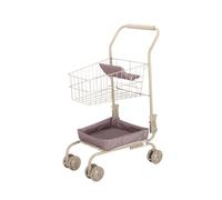 Harilla Carrito de Compras de Juguete para Aprendizaje temprano, Plegable, pequeño, Divertido, Juego de simulación, Juguetes educativos para niños y niñas, Cesta de Color Sólido