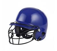 Harilla Casco Protector Infantil Béisbol Protector para Béisbol Parrilla Facial Resistente Acolchado de Orificios de Aire Adecuado para Juegos Estudiantiles Partidos Juveniles, Azul, Niños A