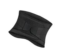 Harilla Cinturón de apoyo para la espalda Correas ajustables vertebral Entrenador de cintura Corsé Transpirable para hombres Mujeres, negro