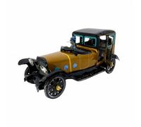 Harilla Coche Coleccionable Vintage Automóvil Antiguo Juguete Retro Modelo Decorativo con Latón Hojalado y de Resorte Adecuado para Regalo Decoración del