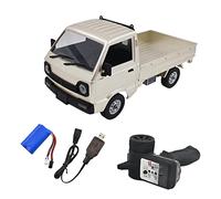 Harilla Coche Teledirigido RC con Control Remoto, Funcionamiento con Carga USB, Regalos para Niños, Beige