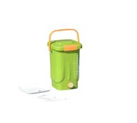 Harilla Compostador de Interior, Cubo de Compostaje para Residuos Orgánicos, Compostador Portátil, Tanque de Fermentación para Residuos, Cocina de Jardín, 26 Cm X 25.5 Cm X 36