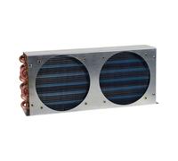 Harilla Condensador para Frigorífico/congelador con Carcasa, Robusto, Compacto, Intercambiador de Pequeño, Radiador Refrigerado Por Aire para Bricolaje, 390x160x80mm