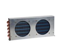 Harilla Condensador para Frigorífico/congelador con Carcasa, Robusto, Compacto, Intercambiador de Pequeño, Radiador Refrigerado Por Aire para Bricolaje, 380x160x55mm