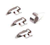 Harilla Conjunto de Púas de Guitarra de Acero Inoxidable para Instrumentos de Cuerda